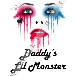 تیشرت طرح Daddy’s Lil Monster